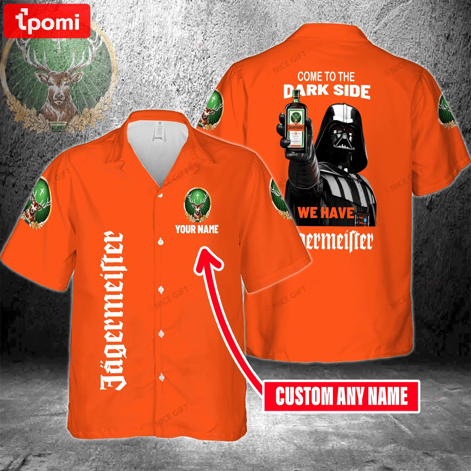 Come to the dark side we have jagermeister custom name hawaiian shirt for men and women Hawaii Shirt