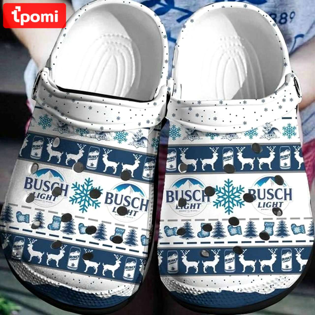 Crocs outfit - busch light beer christmas pattern crocs crocband clog shoes - 334 Crocs Outfit