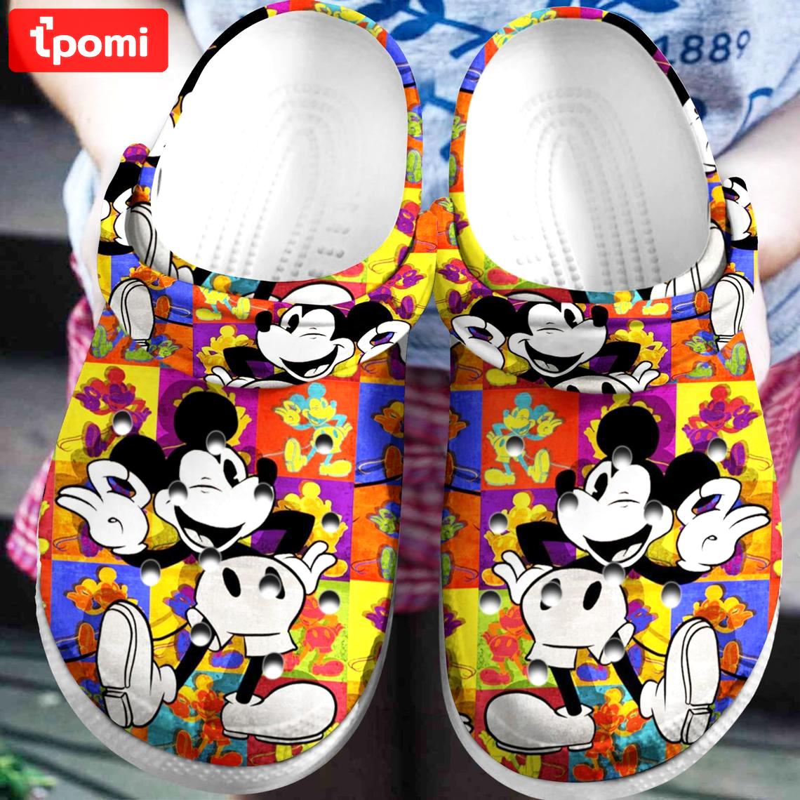 Crocs outfit - colorful mickey mouse crocband crocs clogs - 402 Crocs Outfit