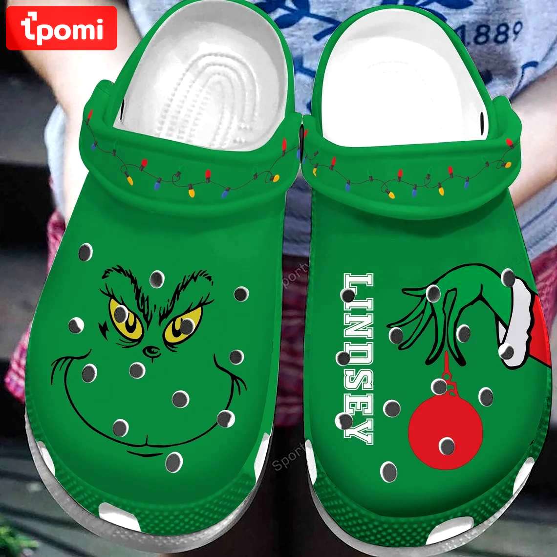 Crocs outfit - grinch christmas ball custom name crocs clogs crocband shoes - 791 Crocs Outfit