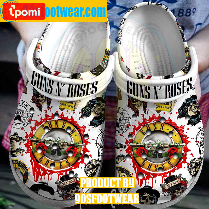 Crocs outfit - guns n roses crocs music skull classic clogs - 809 Crocs Outfit