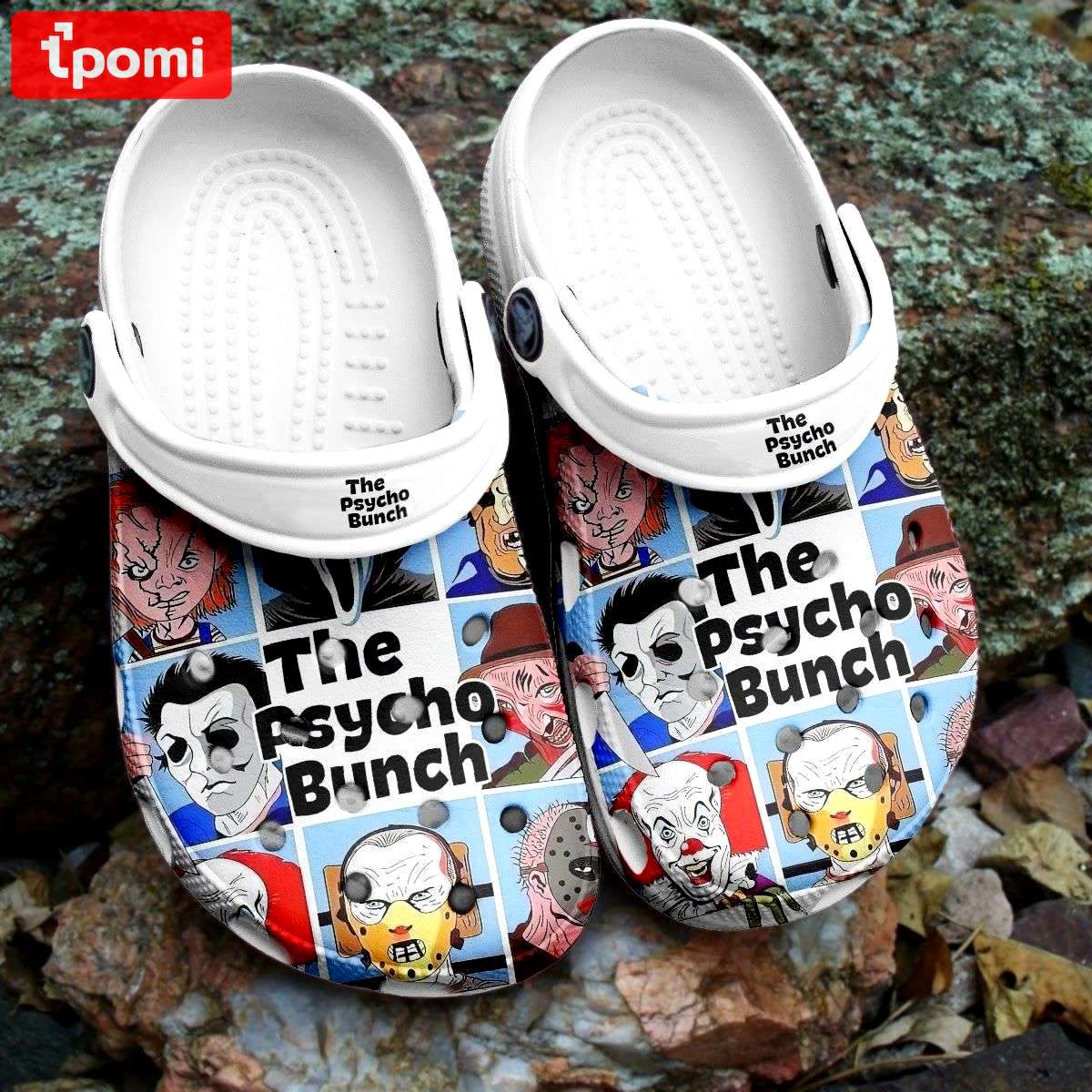 Crocs outfit - halloween the psycho bunch top killer characters horror movie crocs crocband clogs - 1117 Crocs Outfit