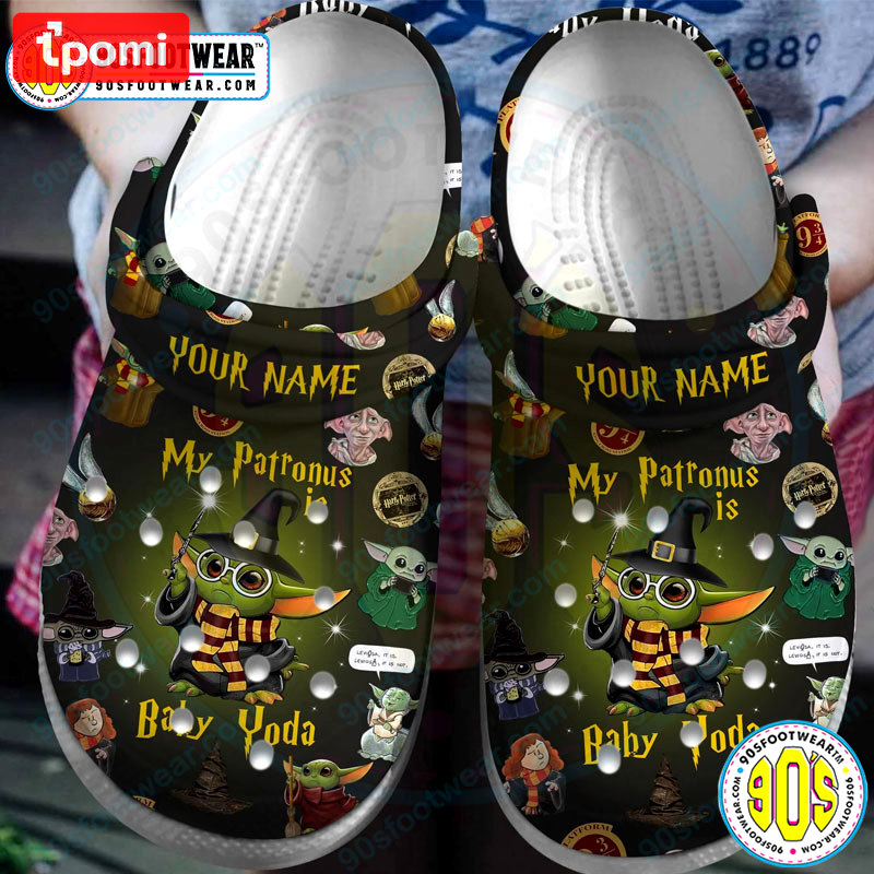 Crocs outfit - harry potter personalized crocs baby yoda and harry potter clog shoes for hp fan - 1184 Crocs Outfit