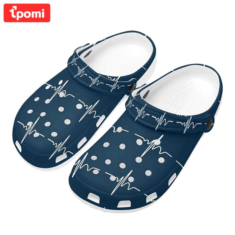 Crocs outfit - heartbeat nurse nursing crocs clogs shoes - 1190 Crocs Outfit