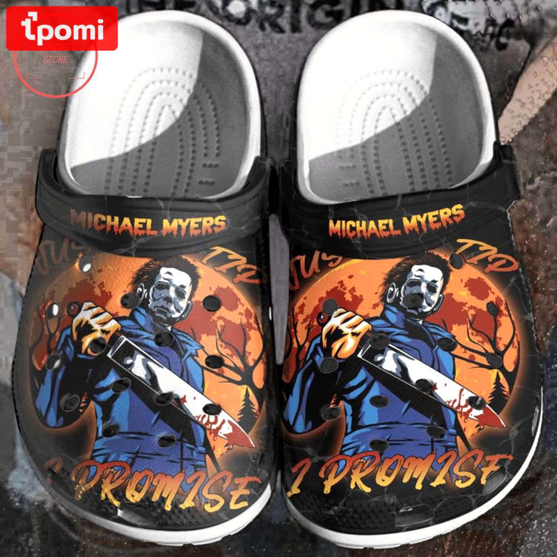 Crocs outfit - michael myers horror halloween crocs clogs crocband shoes - 1428 Crocs Outfit