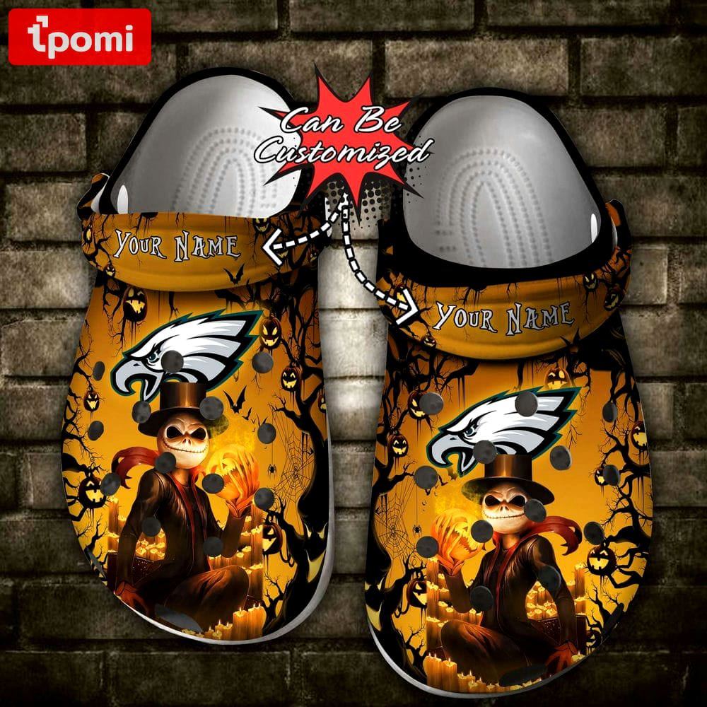 Crocs outfit - personalized philadelphia eagles halloween light nightmare before christmas crocs clogs crocband shoes - 1803 Crocs Outfit