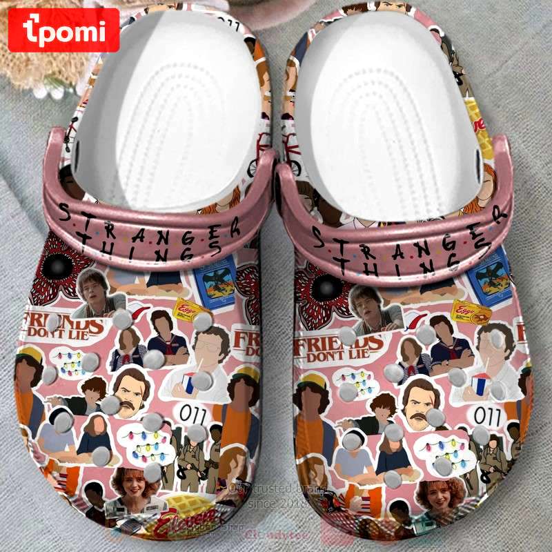 Crocs outfit - stranger things friends don’t lie crocs clogs crocband shoes - 2111 Crocs Outfit