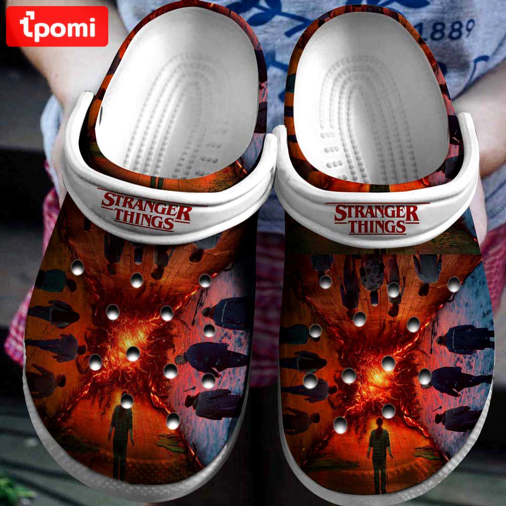 Crocs outfit - stranger things season 4 into tunnel crocs clogs crocband shoes - 2123 Crocs Outfit