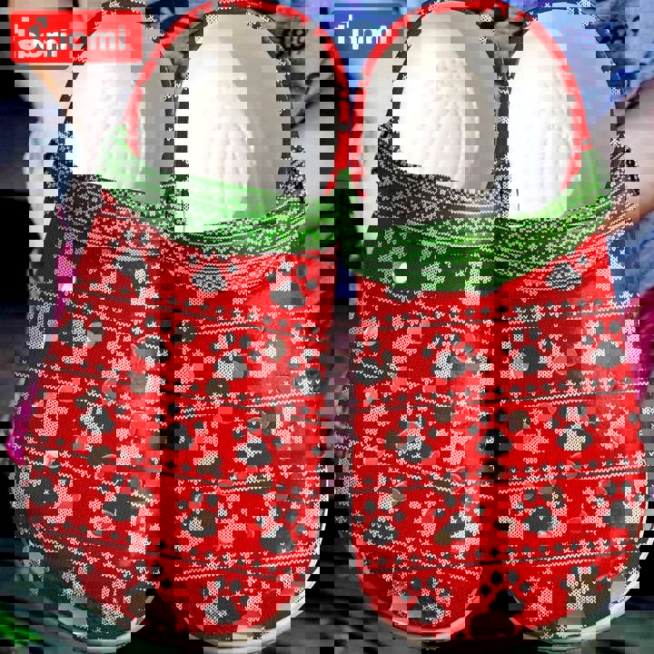 Crocs outfit - vet tech christmas paws ugly pattern crocs crocband clog shoes for men women - 2248 Crocs Outfit