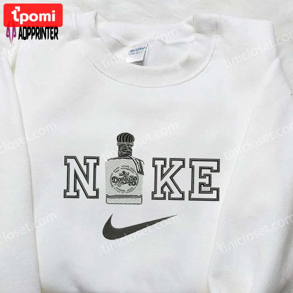 Custom don julio x nike embroidered shirt – perfect gift for him best quality Embroidered Shirt