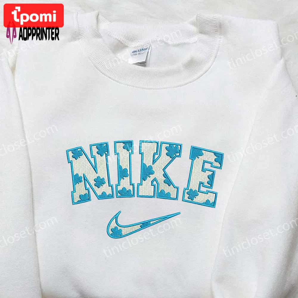 Custom nike x lucky grass embroidered shirt: best family gifts Embroidered Shirt
