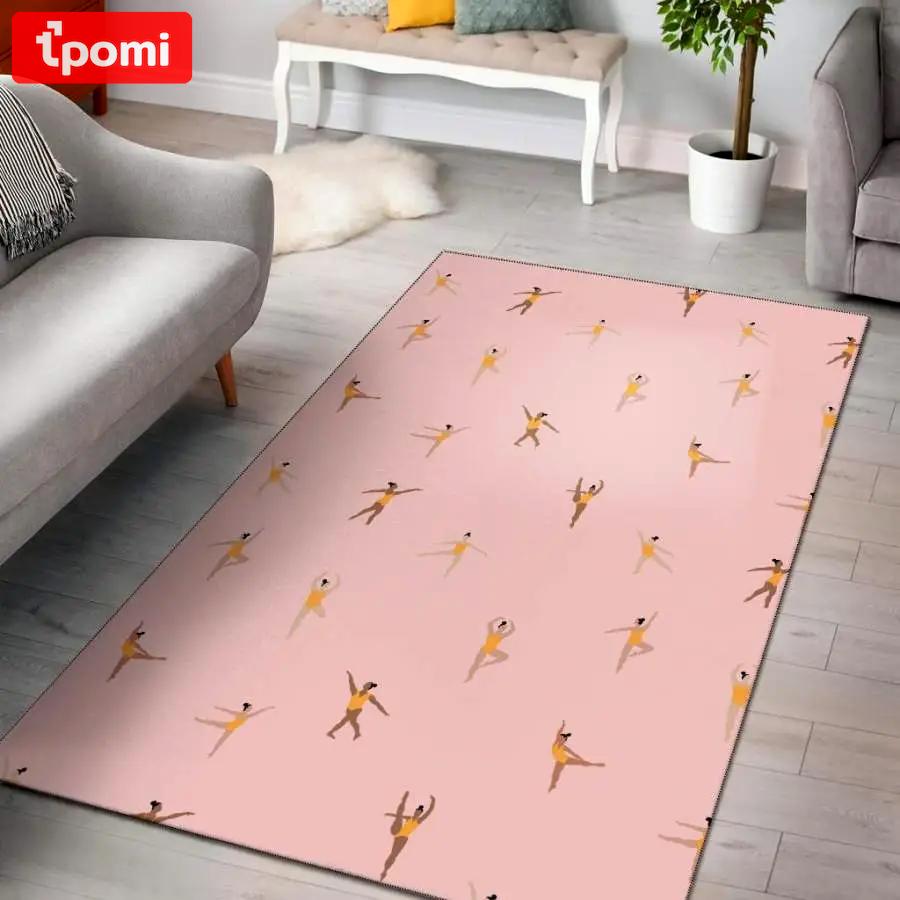Cute otter pattern print area rug living room rug home decor Rectangle Rug
