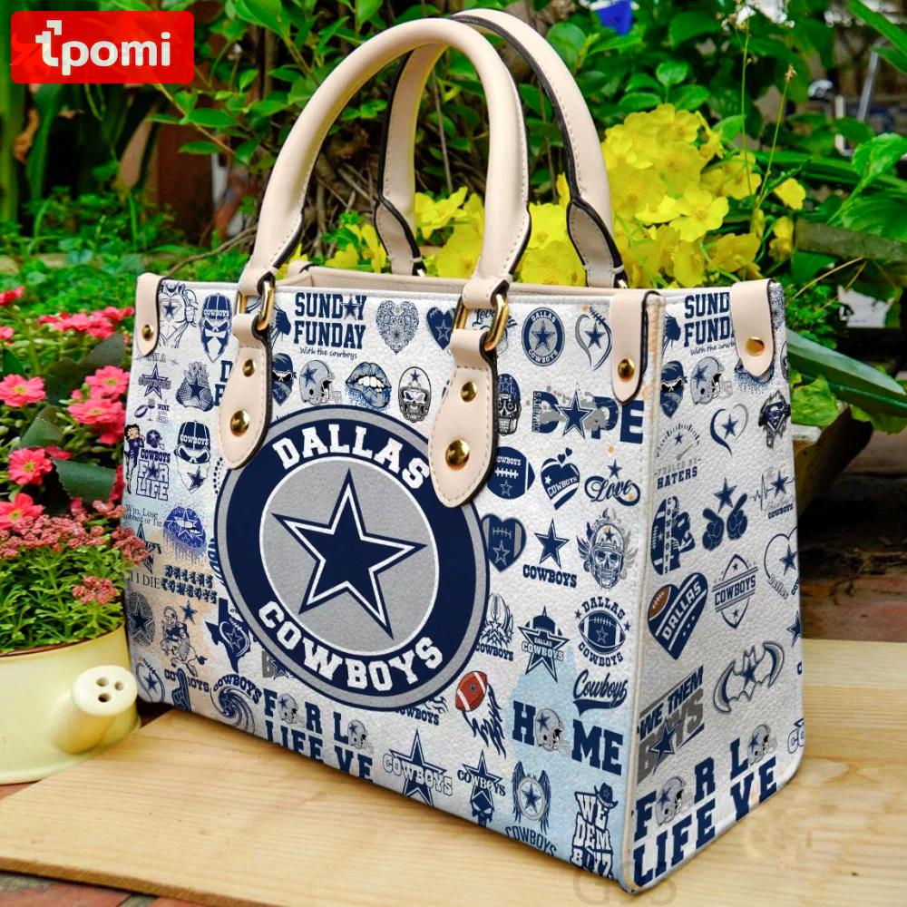 Dallas cowboys hand leather bag gift for women 2222 Women Leather Hand Bag
