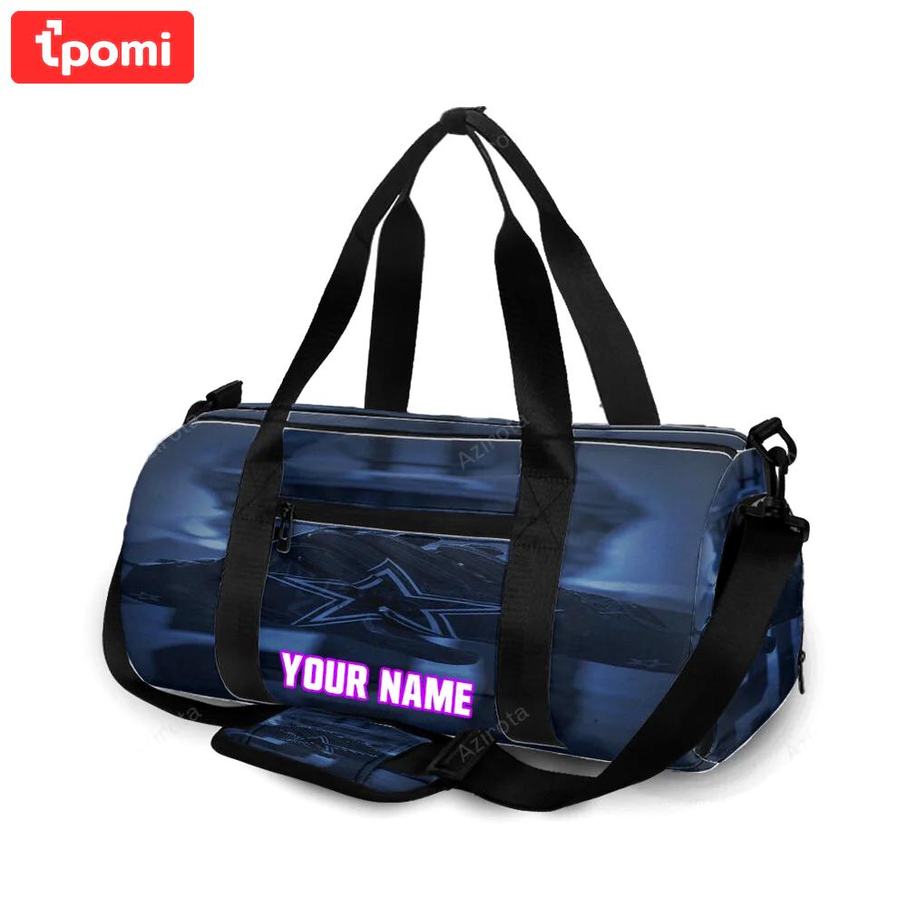Dallas cowboys player with star golve personalized name travel bag gym bag 1593 Travel Bag