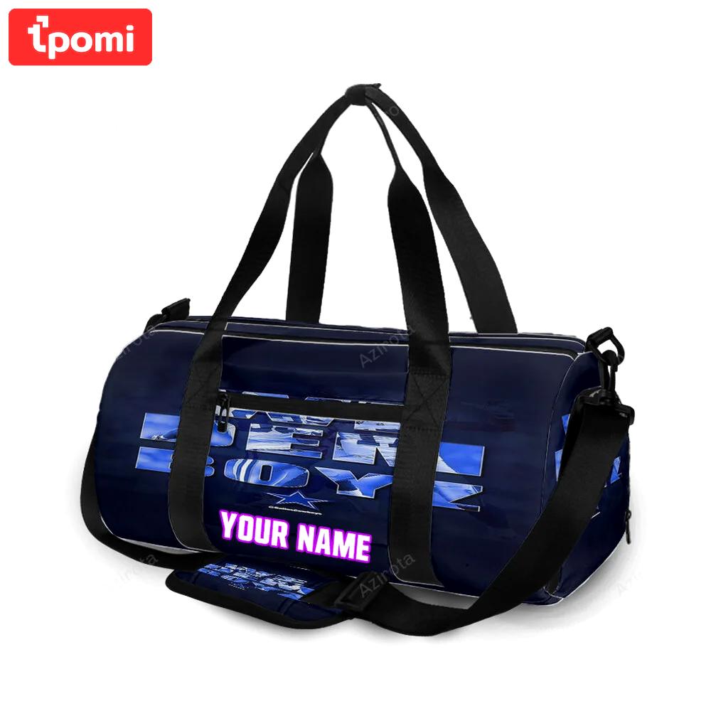 Dallas cowboys we dem boyz personalized name travel bag gym bag 262 Travel Bag