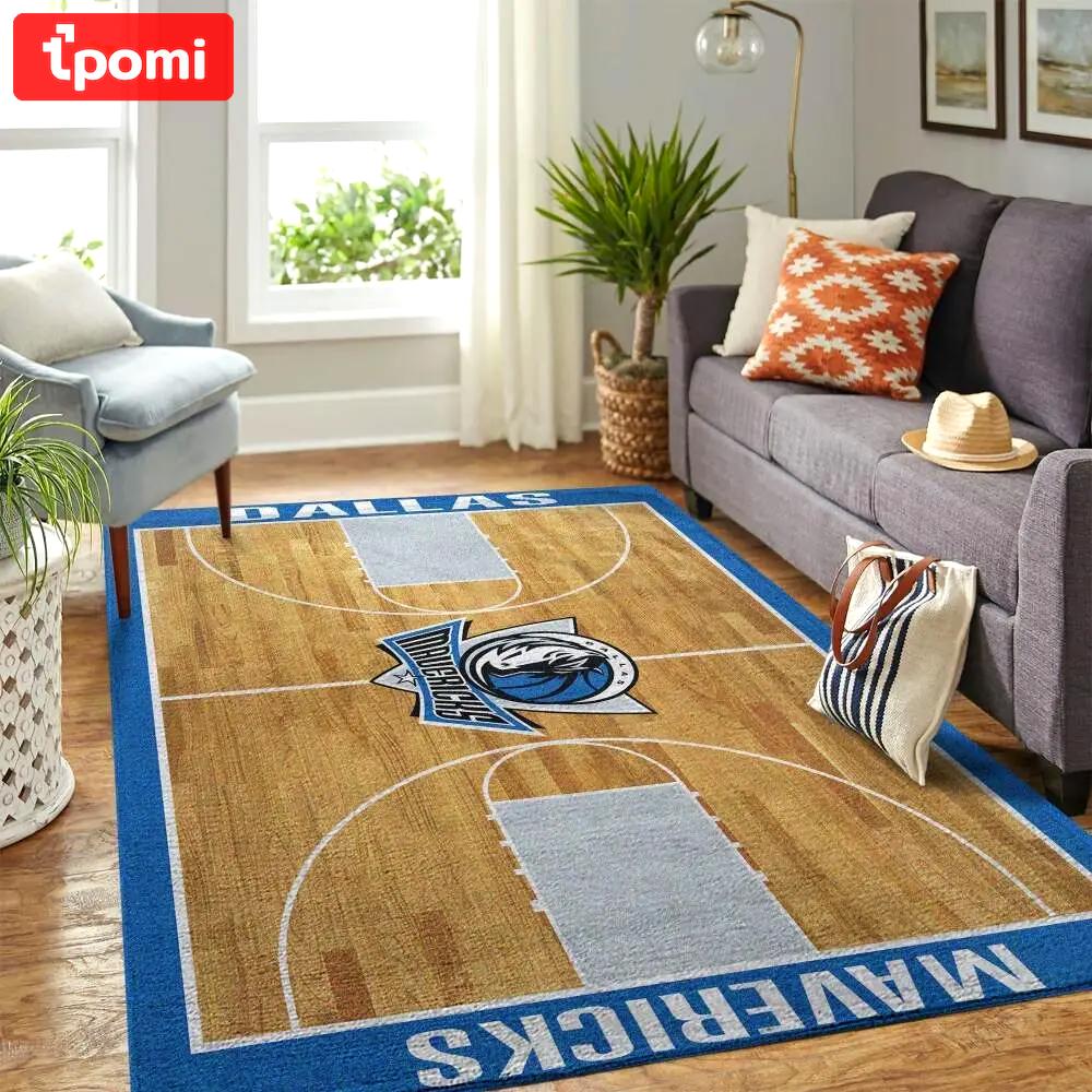 Dallas mavericks area rug nba carpet living room rug regtangle carpet v3647 Rectangle Rug