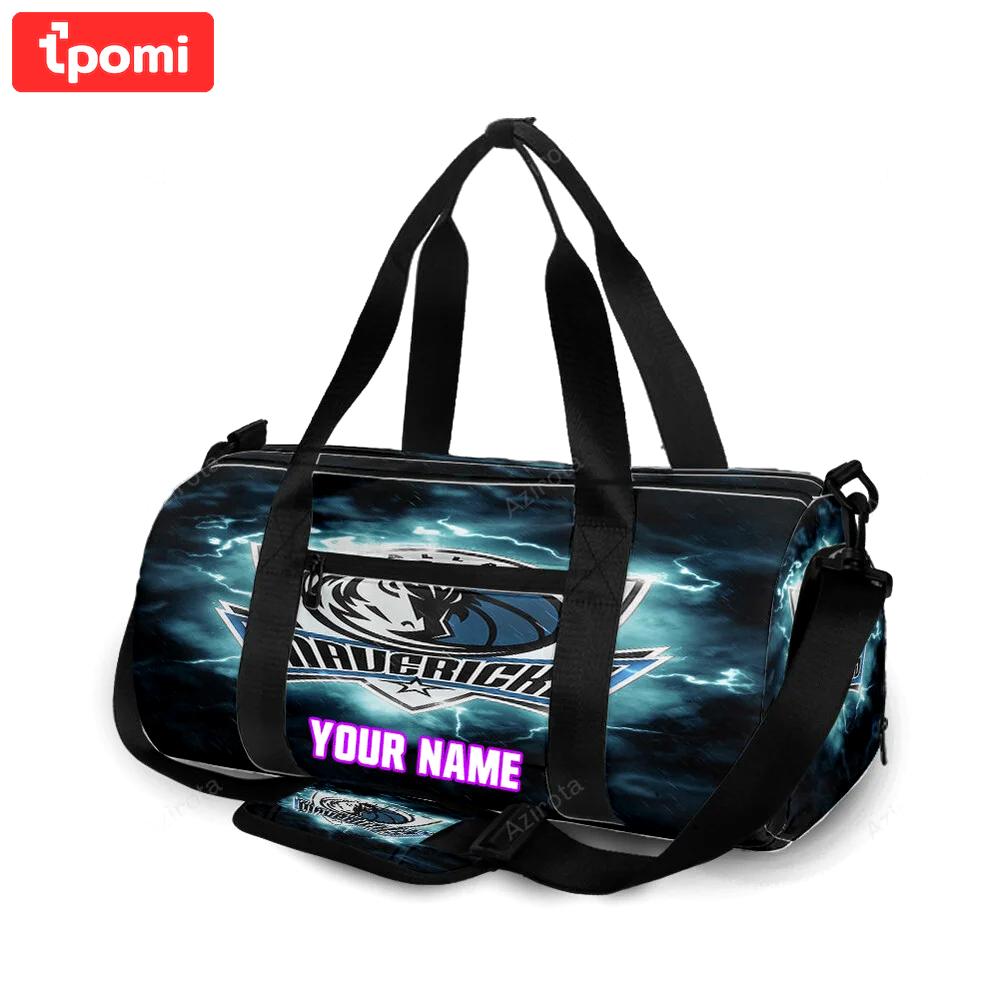 Dallas mavericks logo art 1 personalized name travel bag gym bag 1509 Travel Bag