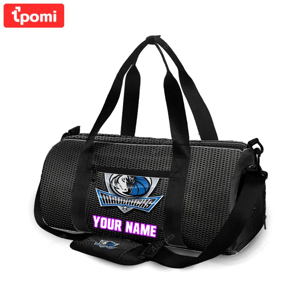 Dallas mavericks logo art 15 personalized name travel bag gym bag 940 Travel Bag