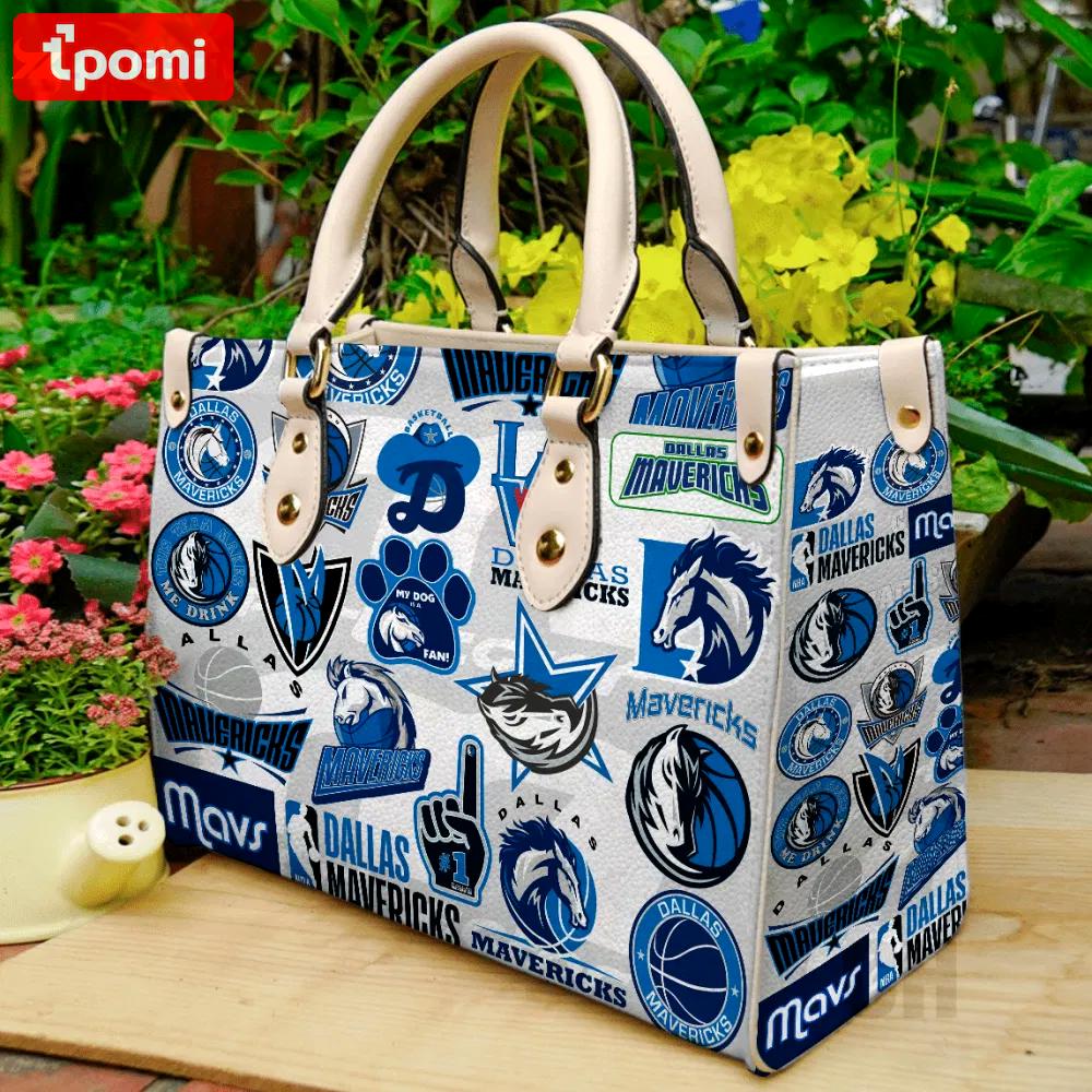 Dallas mavericks women s day gift: stylish leather hand bag gift for women’s day for fans – limited edition 3637 Women Leather Hand Bag