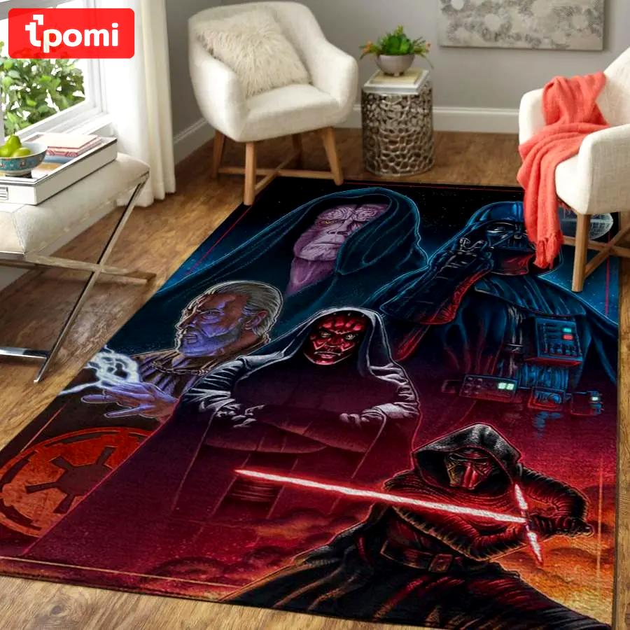Darth vader area rug living room rug home decor ofd azc190903 Rectangle Rug