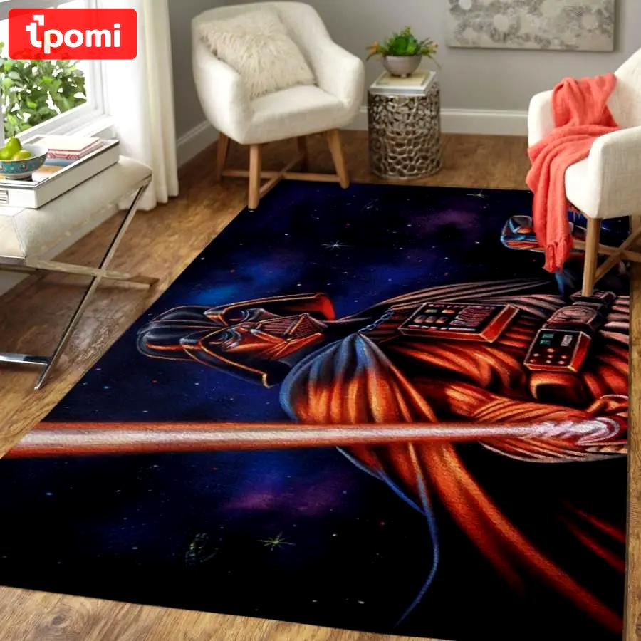 Darth vader area rug living room rug home decor star wars carpet Rectangle Rug
