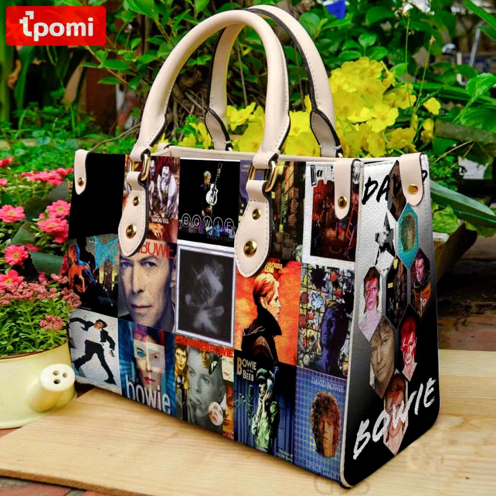 David bowie leather handbag gift for women 4552 Women Leather Hand Bag