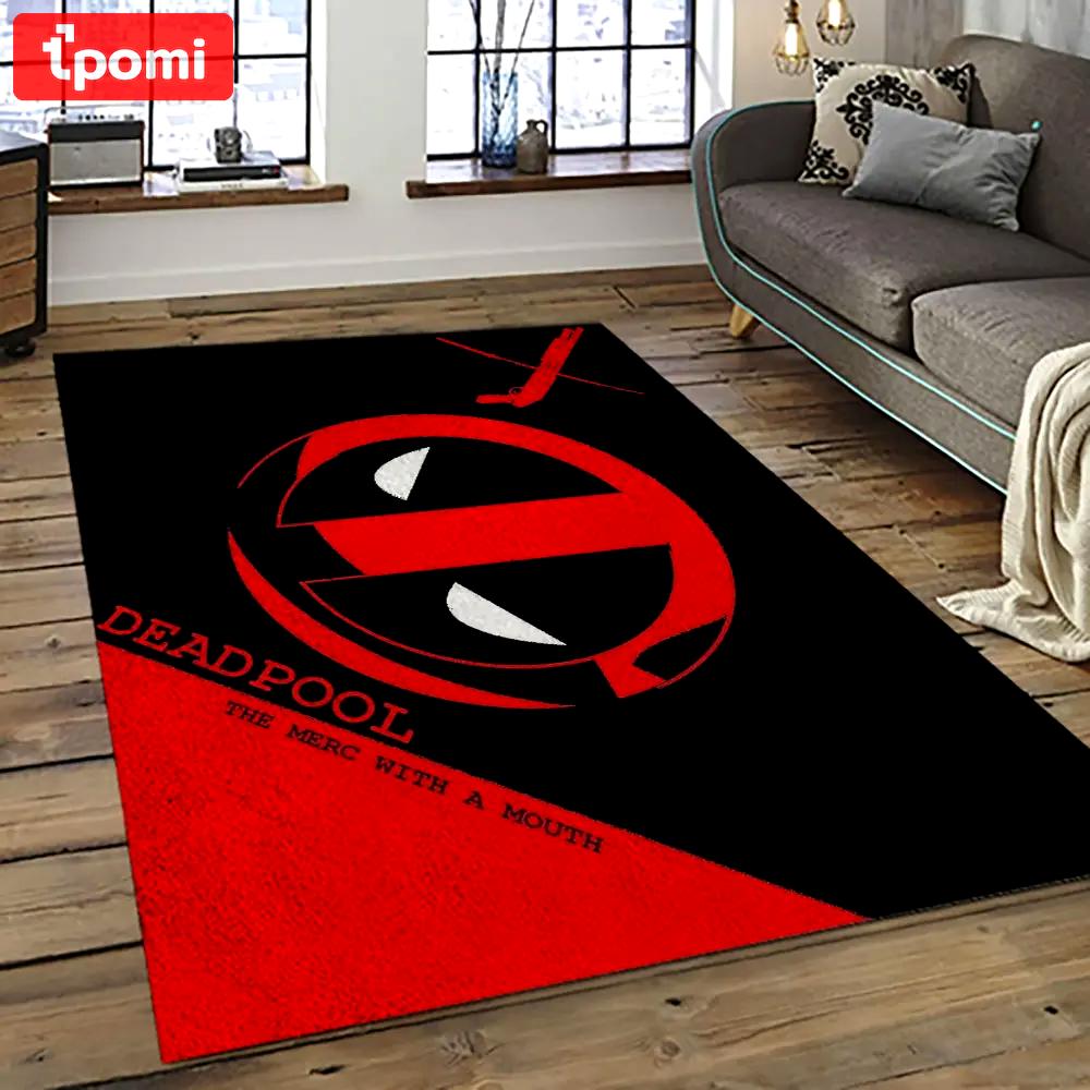 Deadpool marvel movie retangle carpet area rug home decor best gift for fan and friends dp20 Rectangle Rug