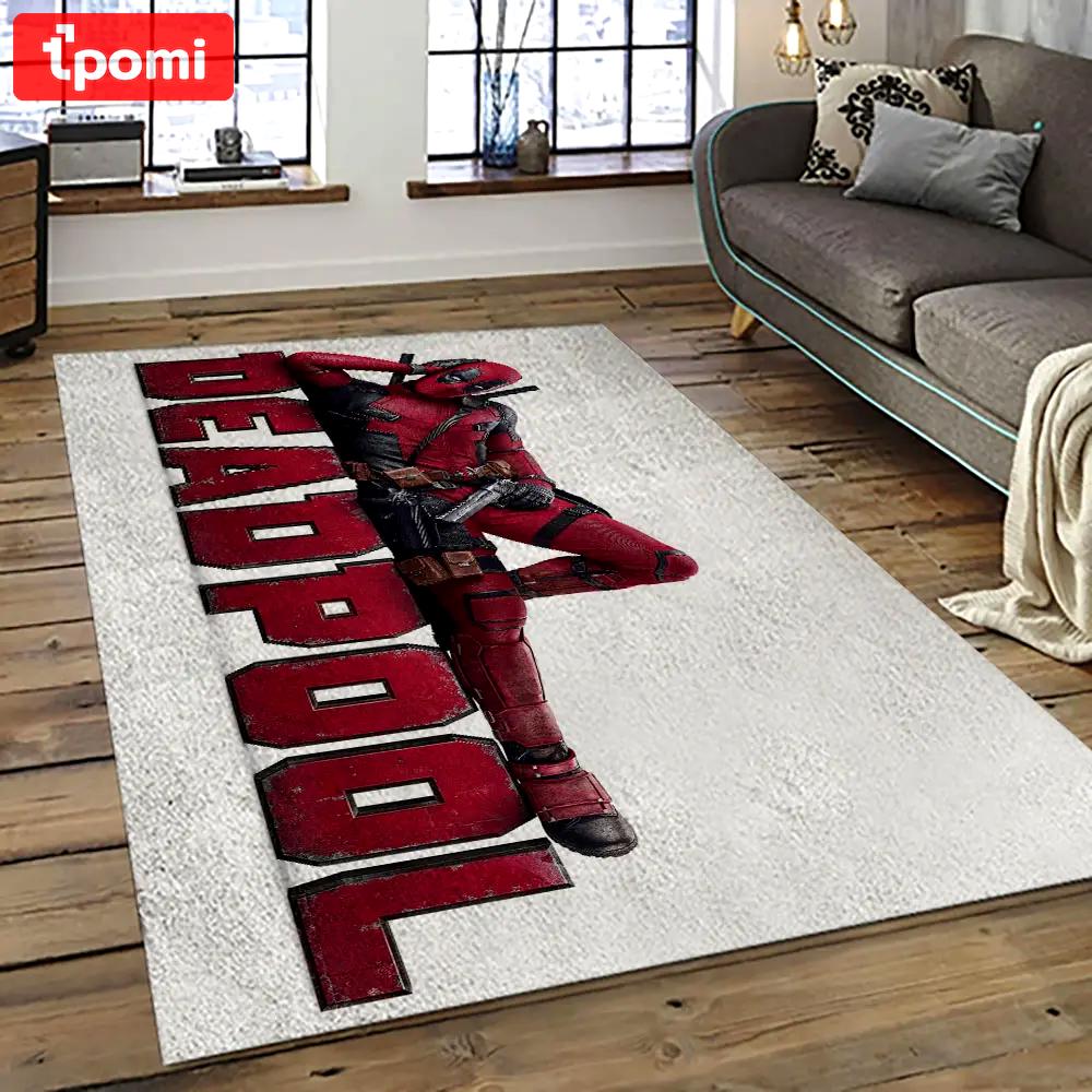 Deadpool marvel movie retangle carpet area rug home decor best gift for fan and friends dp40 Rectangle Rug