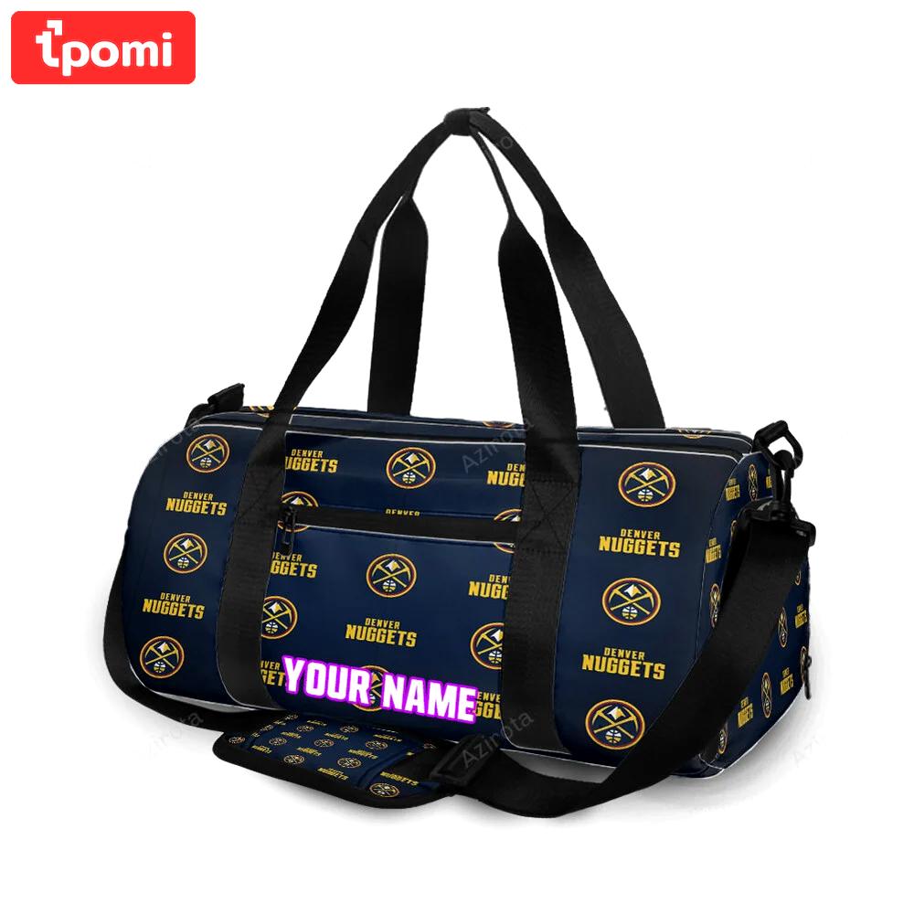 Denver nuggets4 personalized name travel bag gym bag 167 Travel Bag