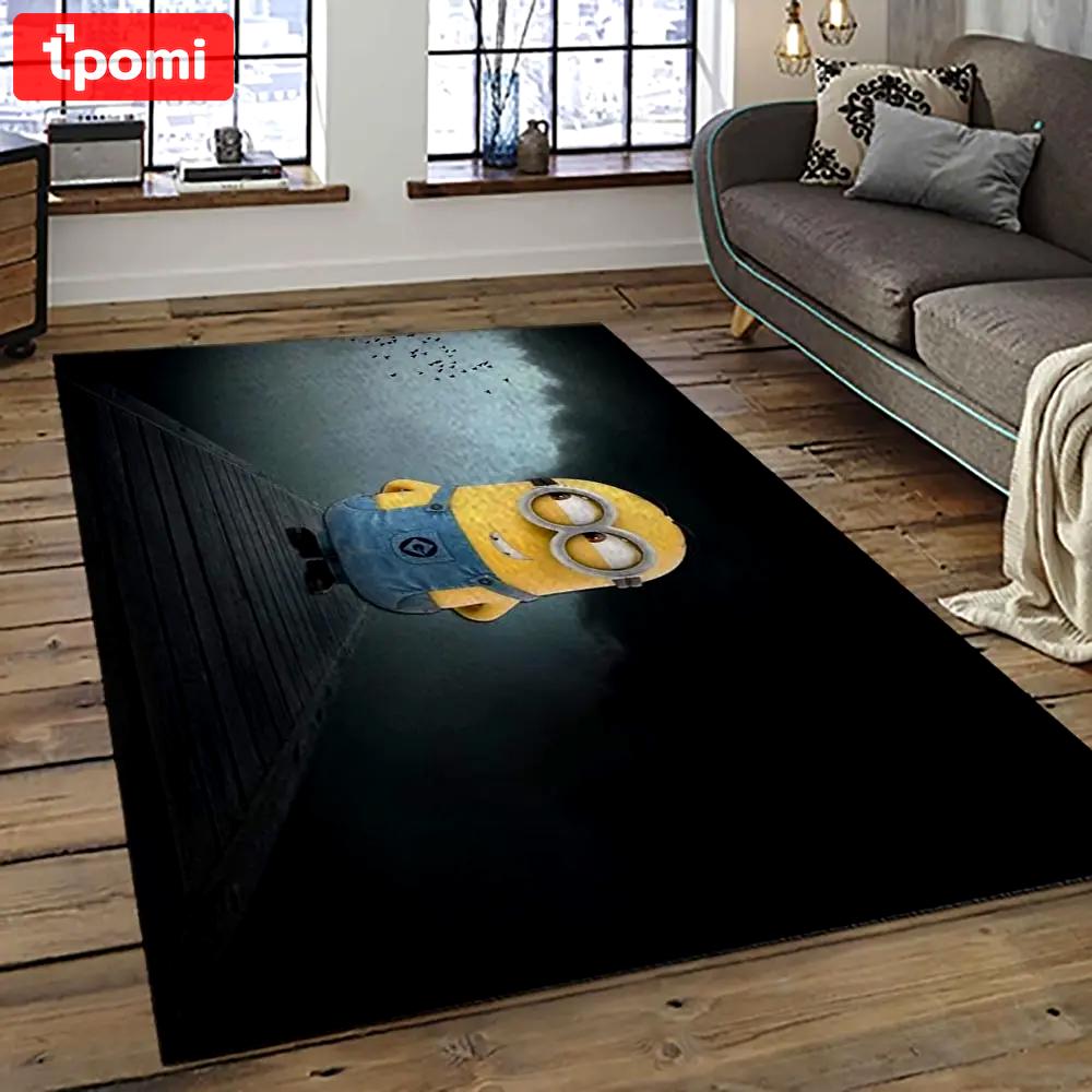 Despicable me film movie minion characters area rug home decor halloween gift best present for friends dmm80 Rectangle Rug