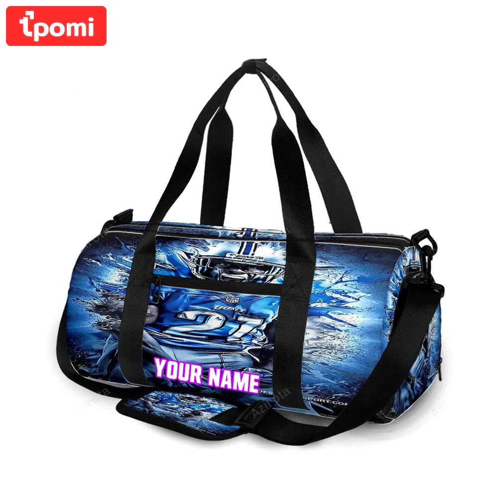 Detroit lions player 21 personalized name travel bag gym bag 1718 Travel Bag