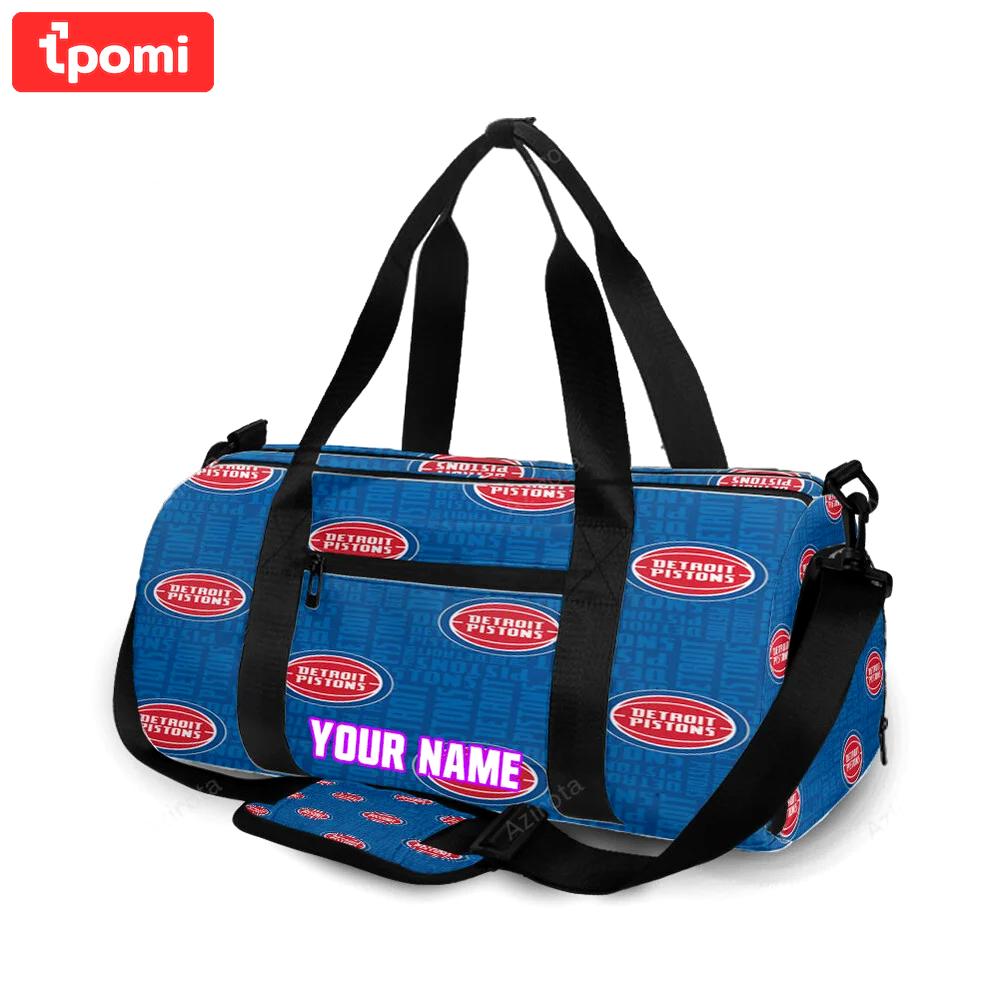 Detroit pistons7 personalized name travel bag gym bag 1698 Travel Bag