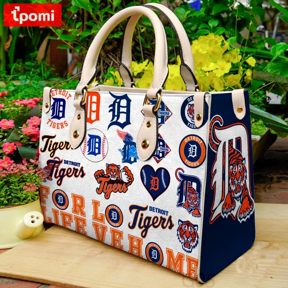 Detroit tigers 1 leather bag for women gift 1187 Women Leather Hand Bag