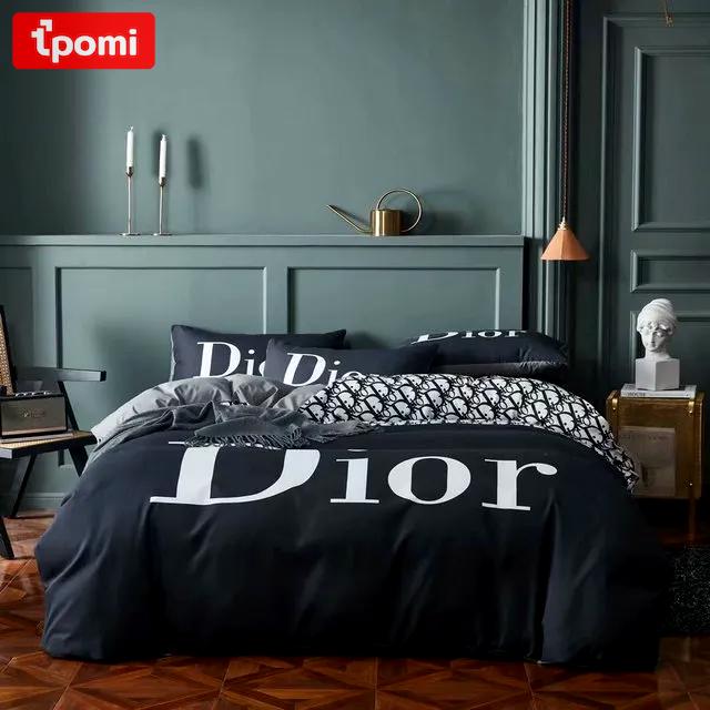 Dior hot quilt luxury brand  Bedding Sets duvet Bedroom ideas bed linen covers bedspread bedclothes home decor sheets blankets