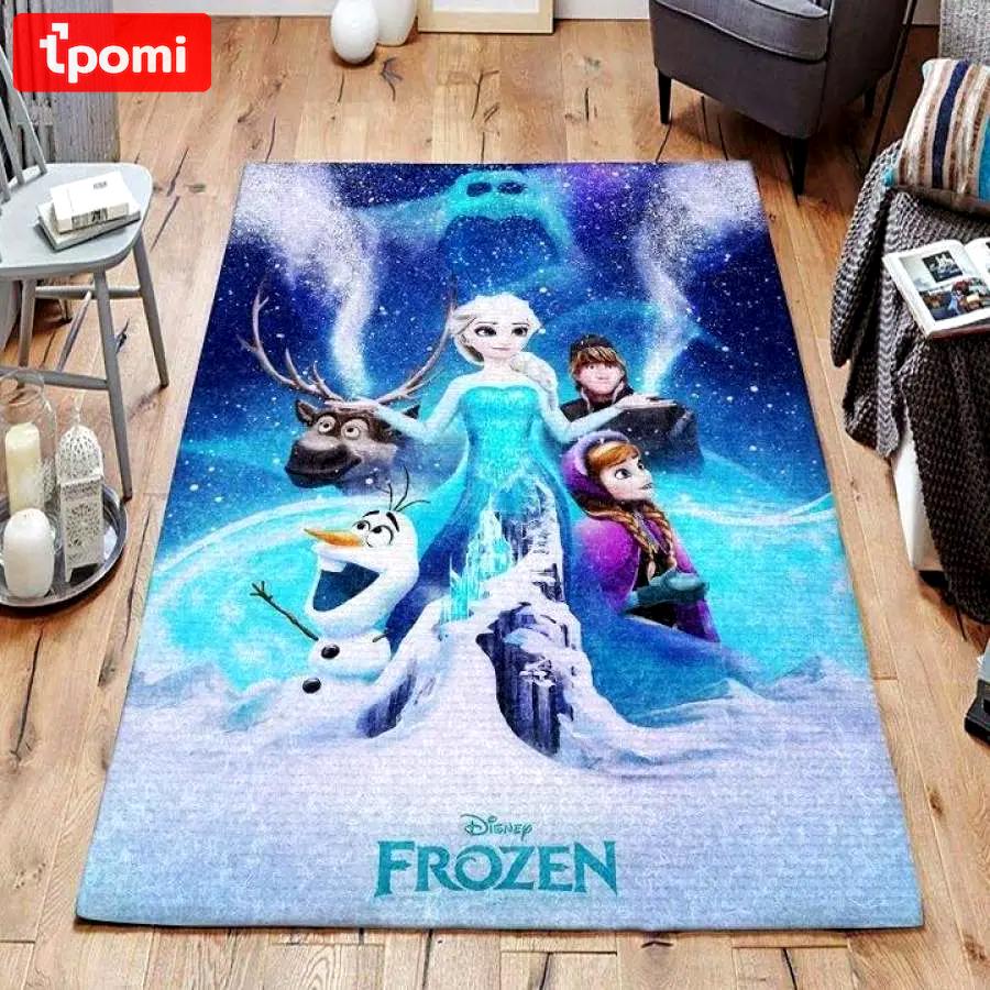 Disney frozen movie nice gift home decor area rug living room rug Rectangle Rug