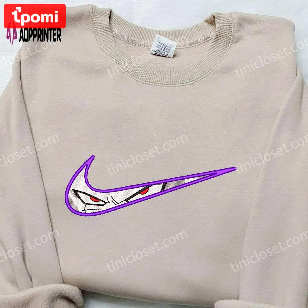 Dragon ball x nike embroidered shirt: custom frieza design Embroidered Shirt