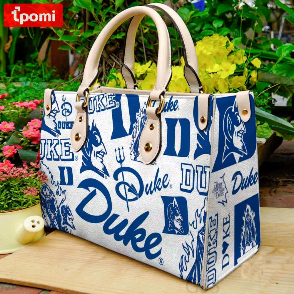 Duke blue devils 1 leather handbag gift for women 417 Women Leather Hand Bag