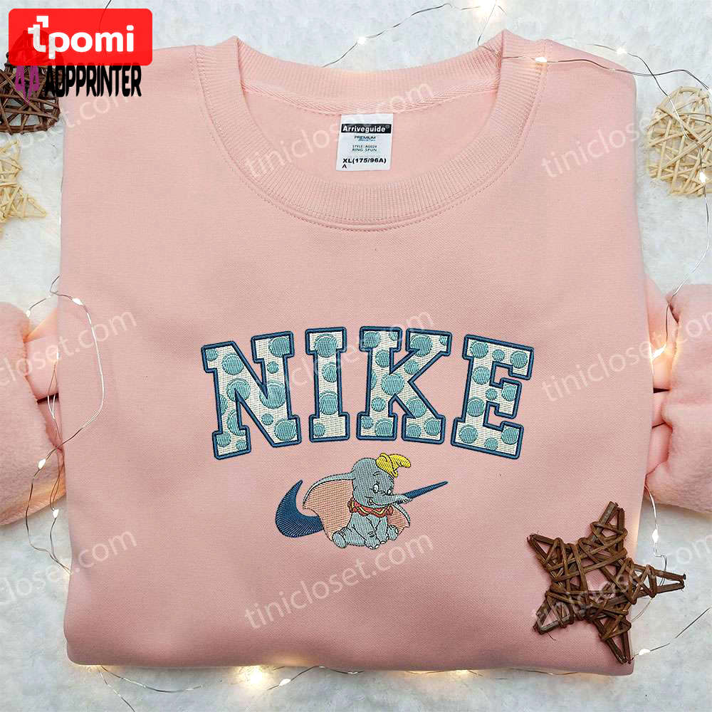 Dumbo x nike embroidered shirt – custom design unique collaboration Embroidered Shirt