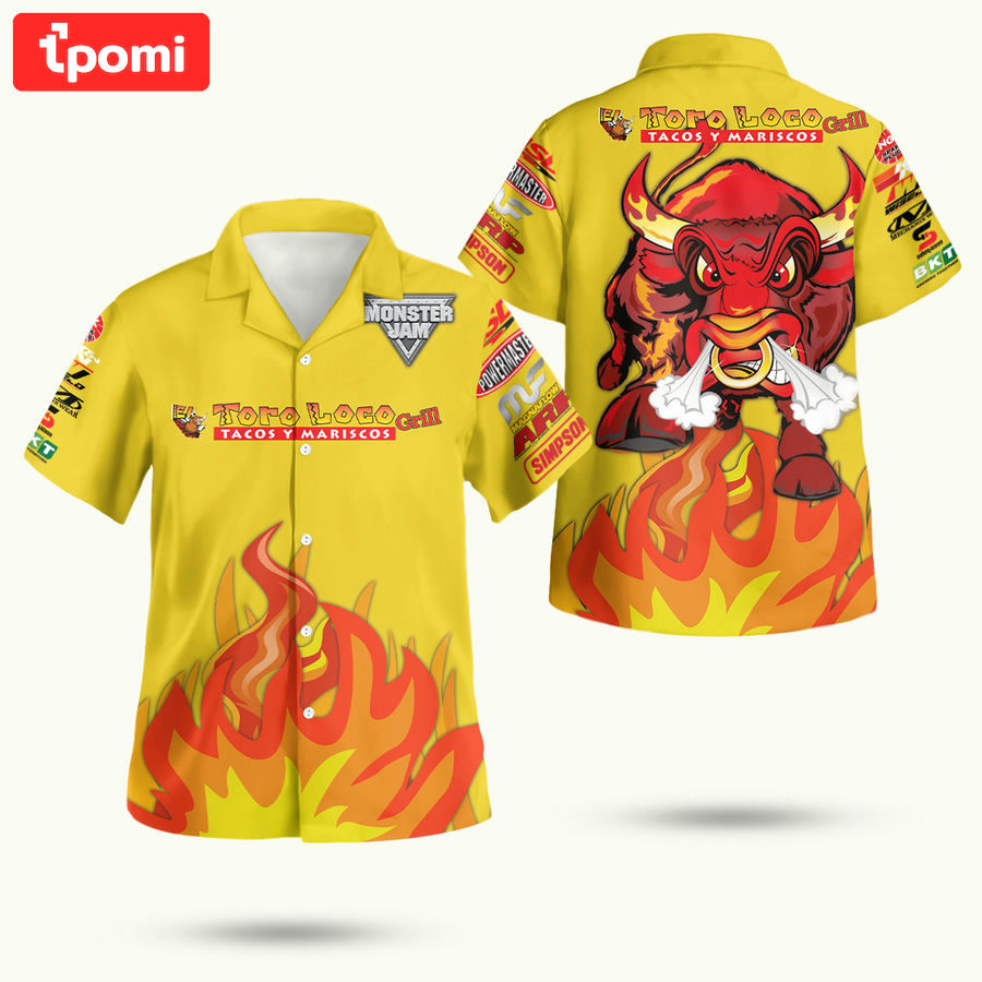 El toro loco hawaiian shirt Hawaii Shirt Shorts & Flip Flops