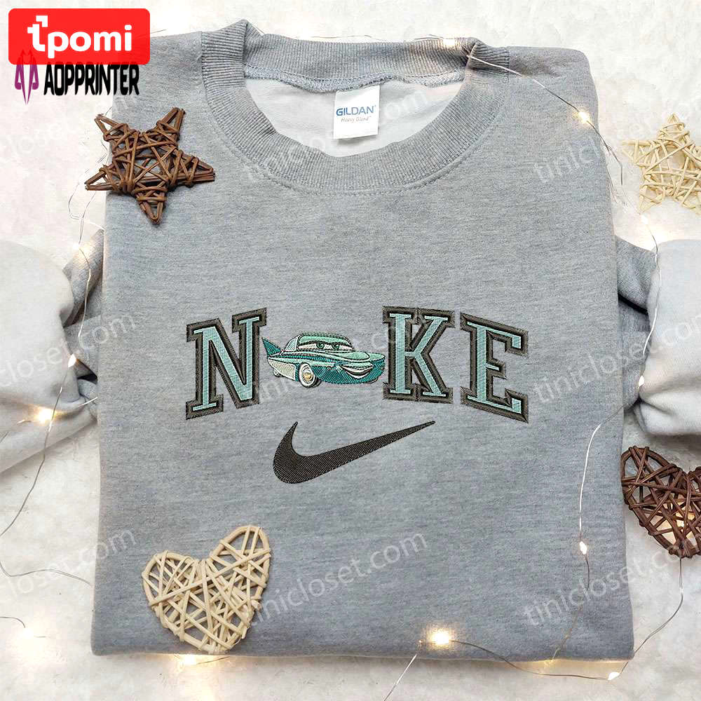 Flo x nike embroidered shirt: custom car design for stylish personalization Embroidered Shirt
