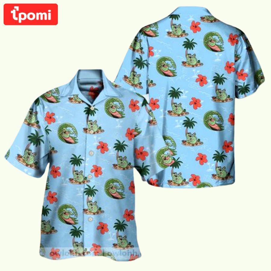 Ghostbusters slimer hawaiian shirt Hawaii Shirt Shorts & Flip Flops