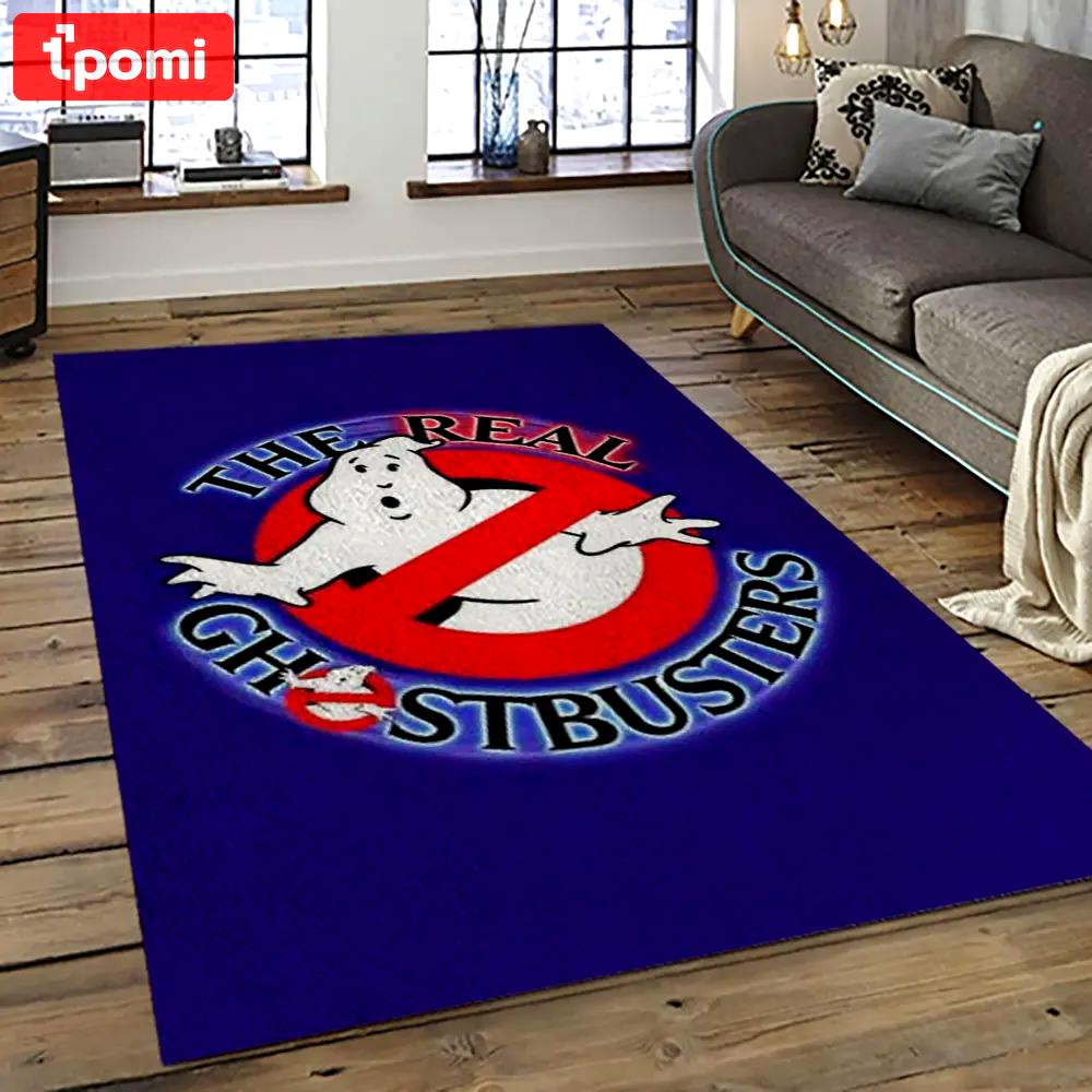 Ghostbusters supernatural comedy film movie carpet area rug home decor halloween gift best present for friends gbs8 Rectangle Rug