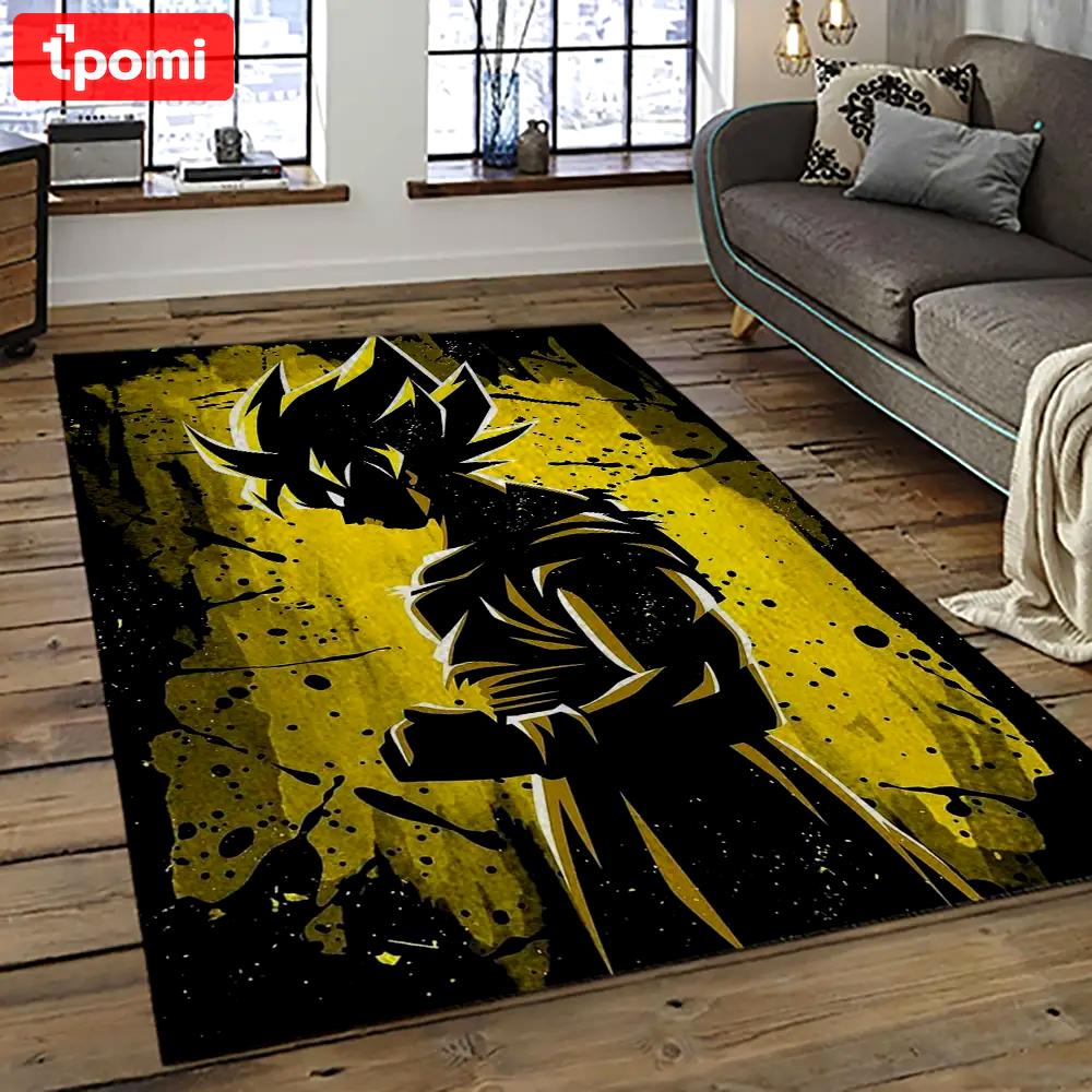 Goku characters cartoon movie carpet rectangle area rug for living room bedroom decor gku13 Rectangle Rug