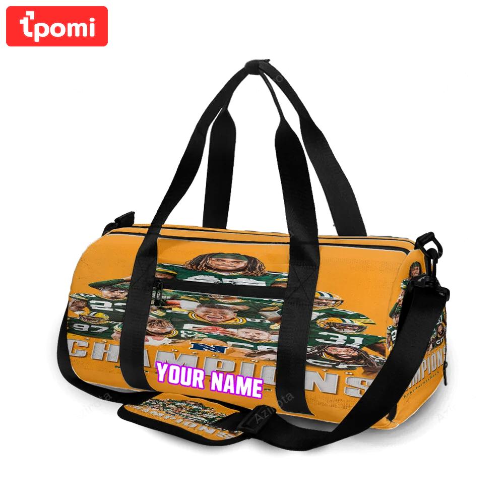Green bay packers player team v13 personalized name travel bag gym bag 460 Travel Bag