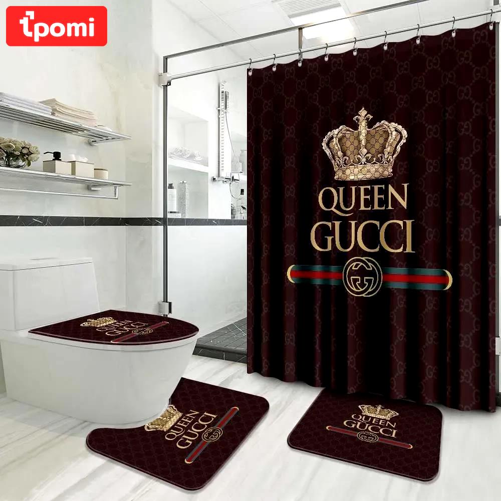 Gucci bath mat home decor hypebeast bathroom sets luxury fashion brand Bathroom Set