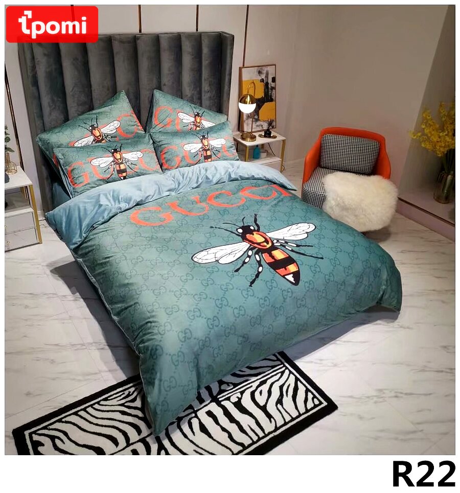 Gucci bedding sets model 16 luxury brand bedding set duvet cover  home decoration Bedding Sets