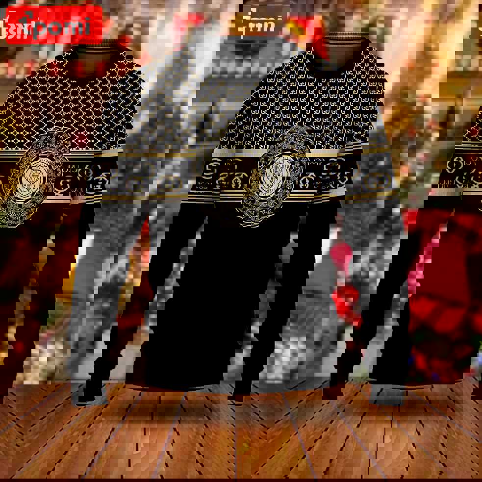 Gucci luxury ugly christmas sweaterhot 2025 style 418 Christmas Ugly Sweater