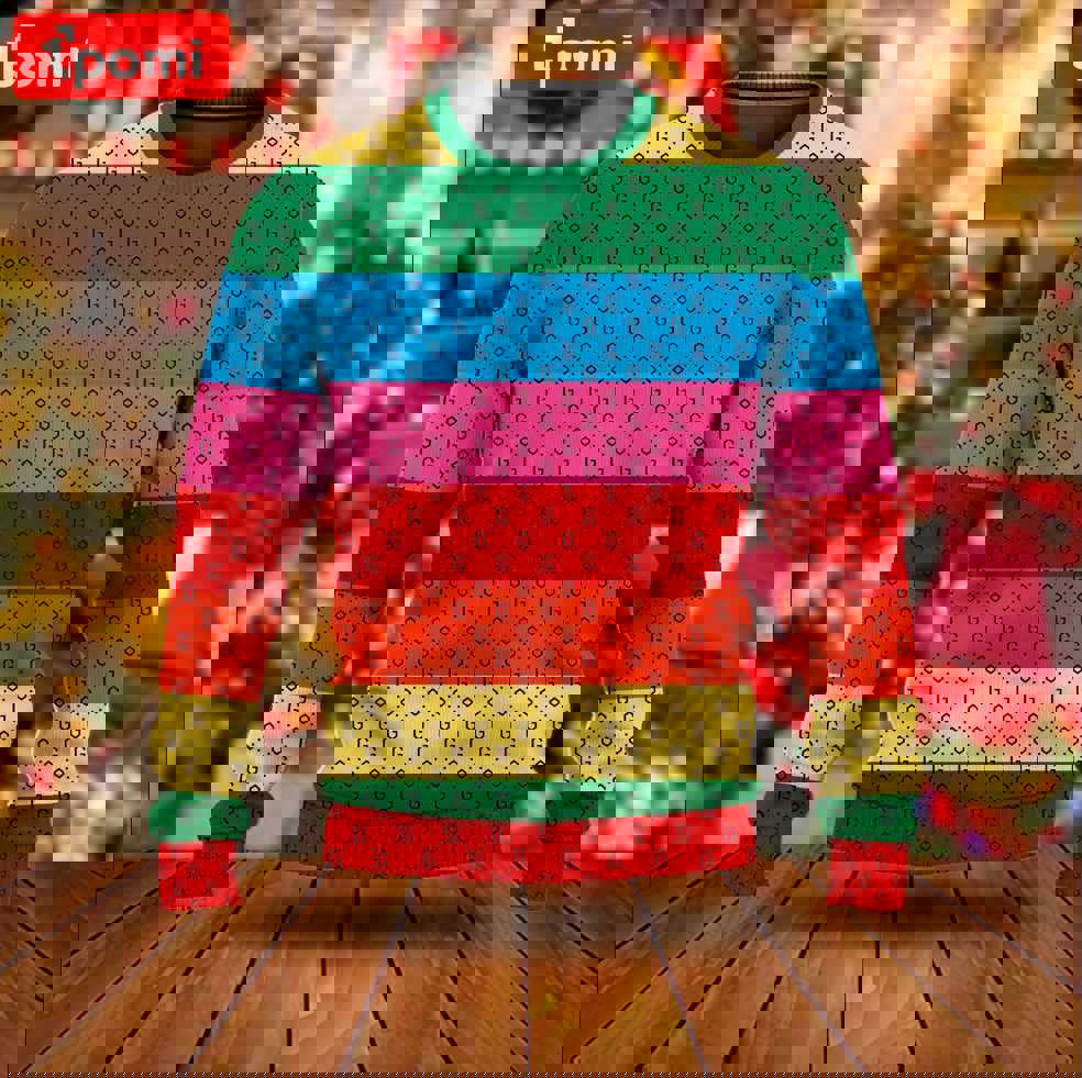 Gucci luxury ugly christmas sweaterhot 2025 style 923 Christmas Ugly Sweater