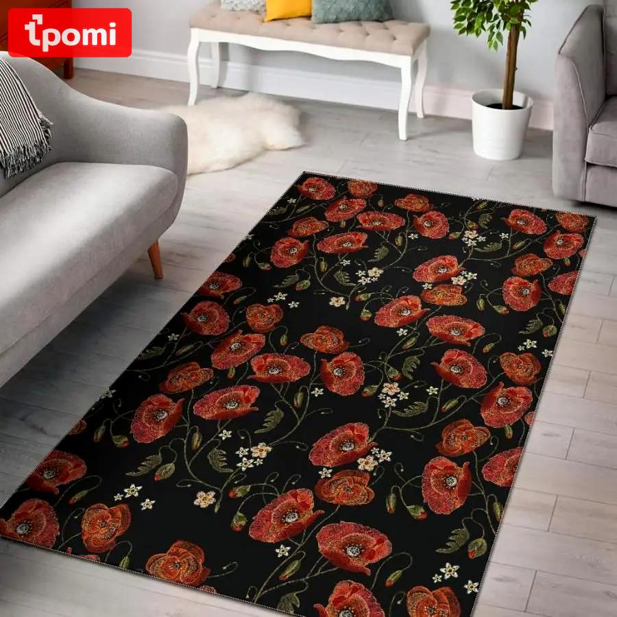 Guitar art area rug living room rug home decors bedroom home decor Rectangle Rug