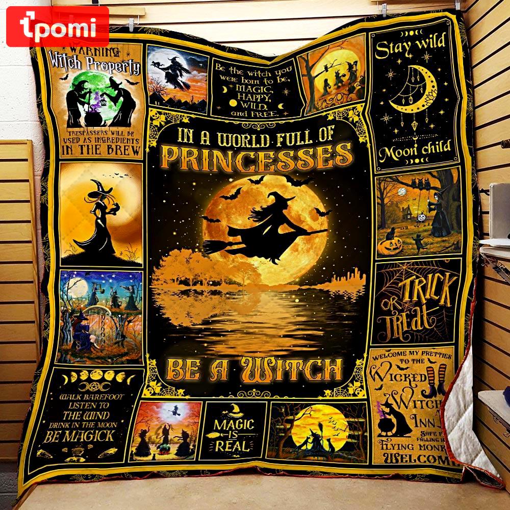 Halloween decorations be a witch halloween fleece blanket – quilt blanket fleece blanket, blanket sofa bed, 3d blanket Quilt Blanket